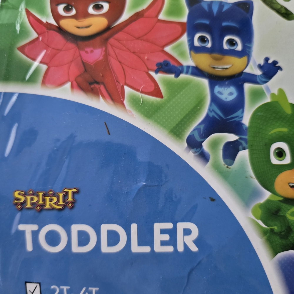0032-Spirit PJ Masks Gekko Costume Set -  Bright Green Size 2T-4T